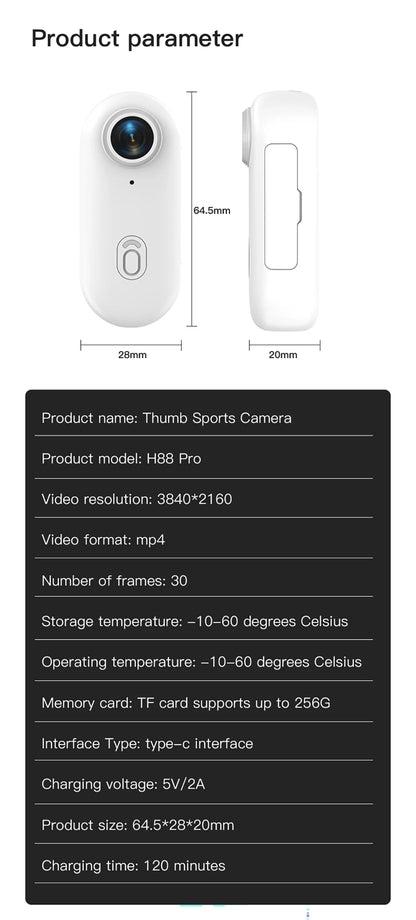 Vlogcap™ mini pov camera